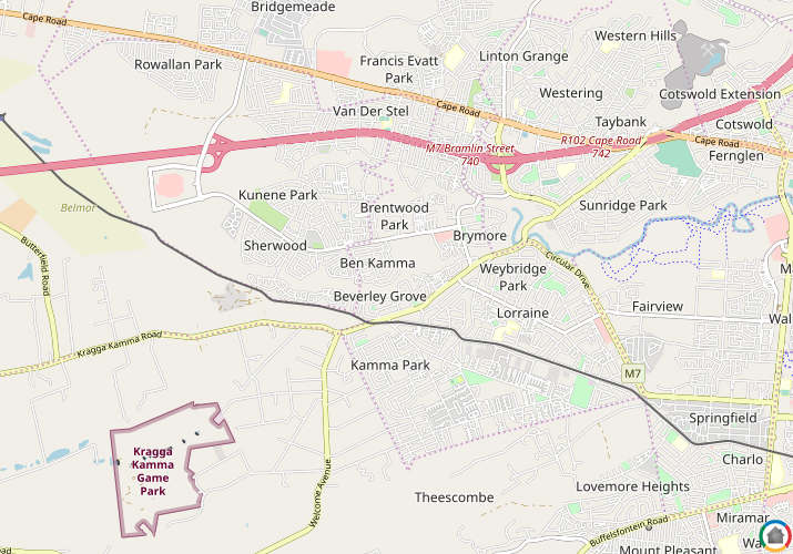 Map location of Beverley Grove